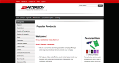 Desktop Screenshot of petersonpromotions.com